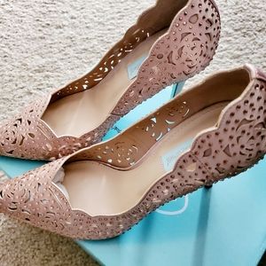 Betsey Johnson Blue Emili Heels, 10